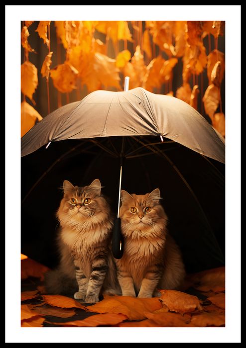 Plakat 40x60cm Jesienny Koci Schron
