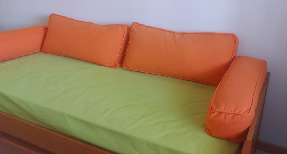 Cama Solteiro com gavetão