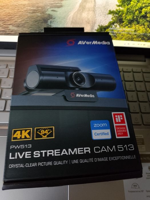 Неймовірно якісна веб-камера AVerMedia PW513 (4K Ultra HD)