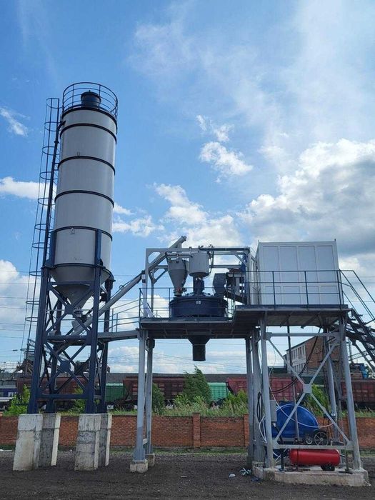 Бетономішалка ГК МОНОЛІТ-1200. Промисловий Міксер Бетону. Виробництво