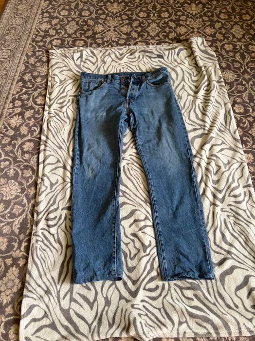 Spodnie jeansowe Straight Denim w rozmiarze 34