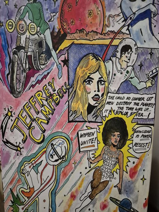 Mules Jeffrey Campbell douradas