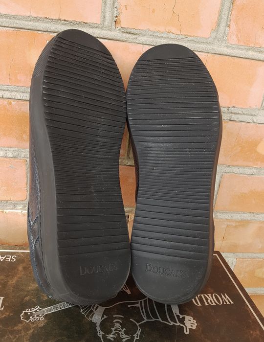 Doucal's Roger Blue Slip-on Sneakers кросівки шкіряні оригінал 40
