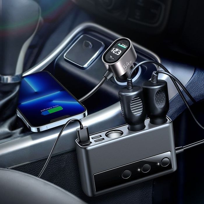 Ładowarka Samochodowa Joyroom Multi-Port Usb Black