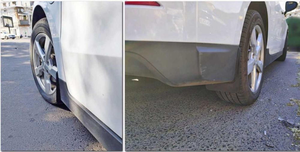 Брызговики на Chevrolet Volt Вольт 1/2 заглушка бампера Opel Vivaro