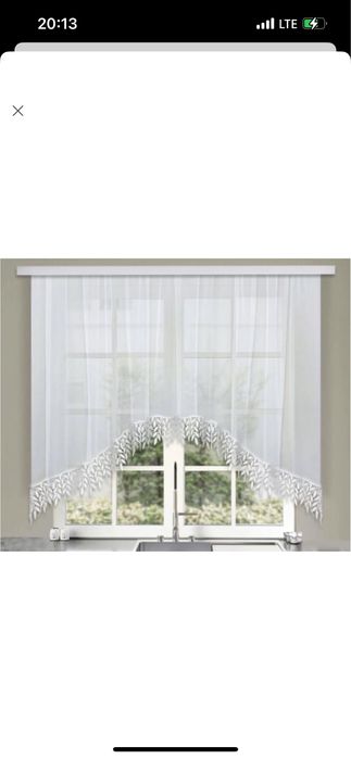 Арка тюль довжина 2,85 м, біла , нова, ціна 600 грн