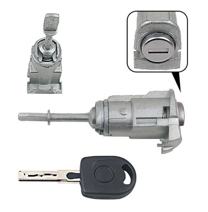 Canhão Fechadura Volkswagen Golf 4 Audi Skoda - Direito