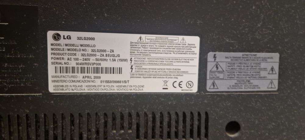 Televisão LG 32 LG 2000