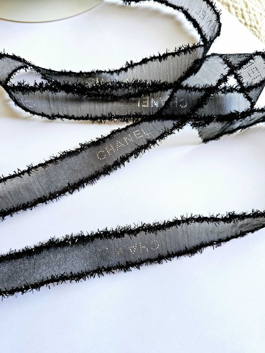 Fita embrulho preta Chanel