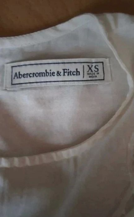 Bluzka z długim rękawem z haftem, Abercrombie, Xs