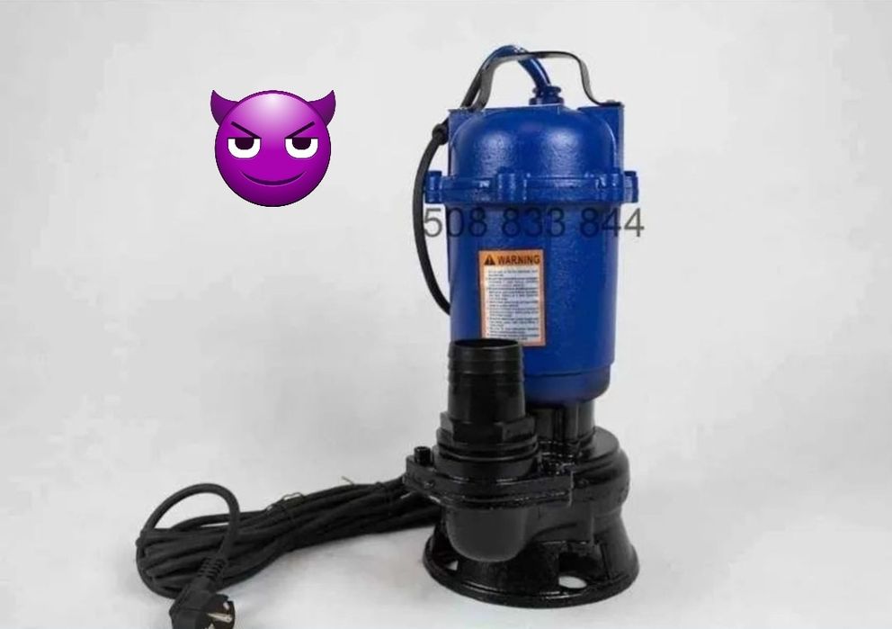 Mocna Pompa z Rozdrabniaczem do Szamba Ścieków Wody