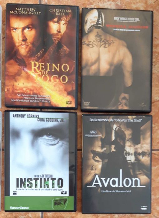 Filmes, Movies acção em formato DVD