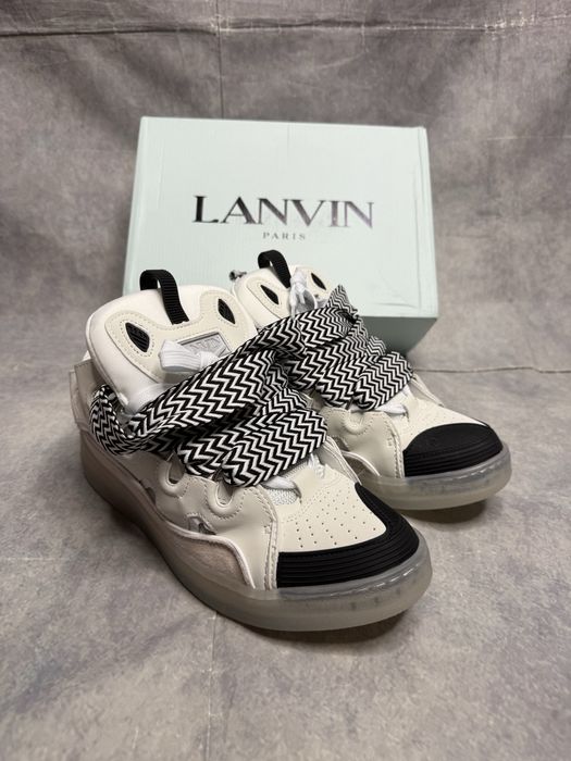 Кроссовки Lanvin Curb White/Beige , Ланвин , 43 , 44: 3 400 грн