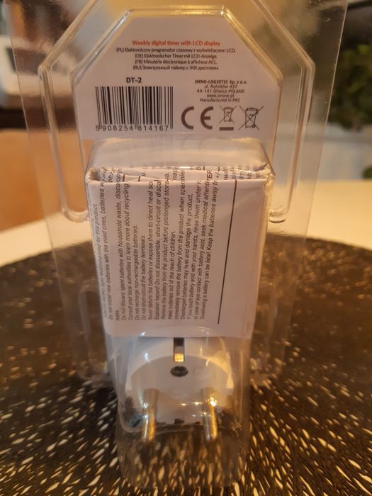 Elektroniczny programator czasowy MINI, 10 programów VIRONE