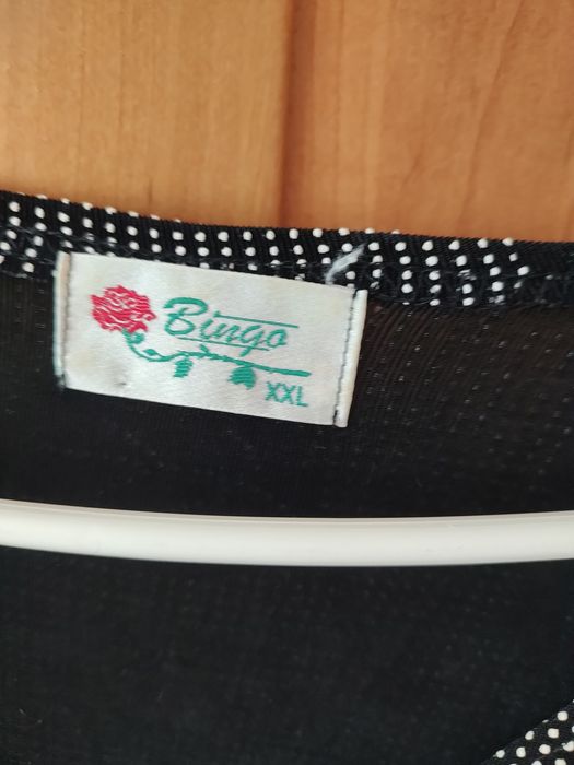 Bluzka w listki Bingo XXL