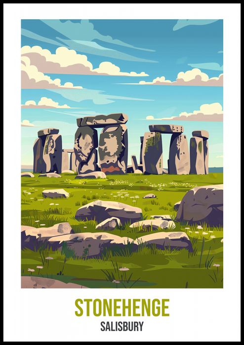 Plakat 70x100cm Stonehenge