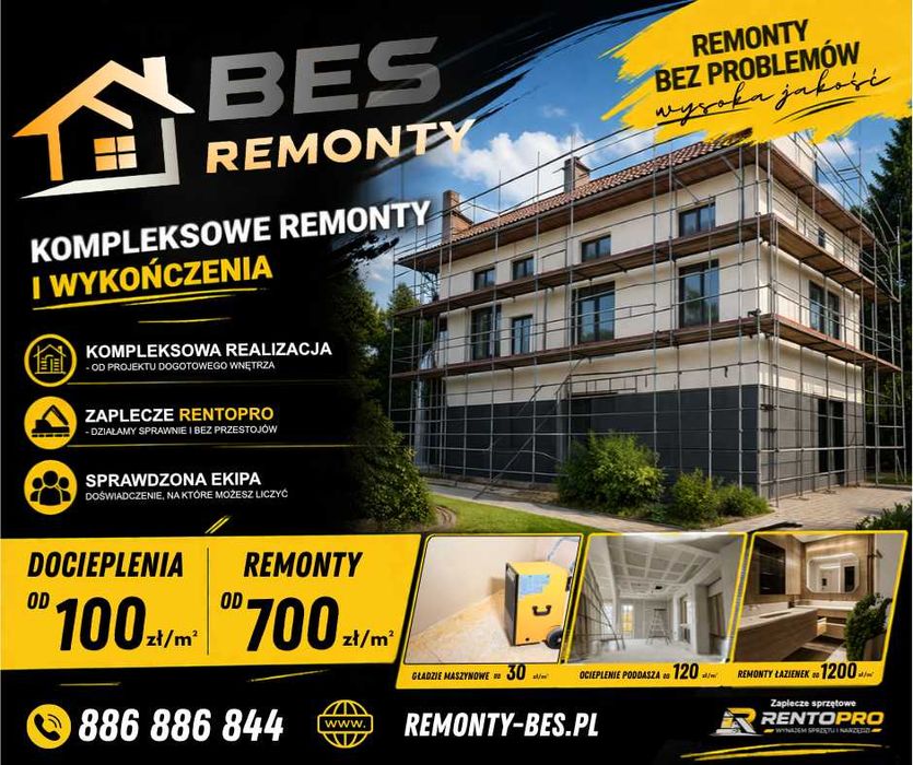 Remonty i Wykończenia - nowa energia dla wnętrz.