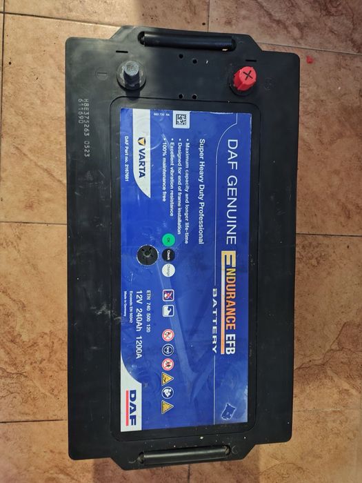 Акумулятор DAF GENUINE 12V 240Ah 1200A