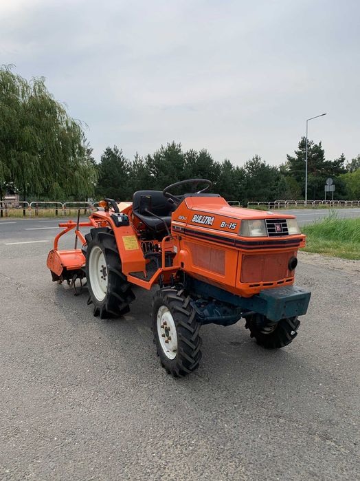Traktorek Kubota B1-15 z glebogryzarką 15KM 4x4 3 cyl. diesel