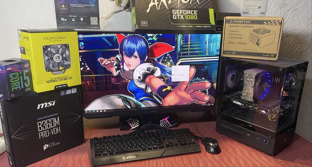 Игровой пк/Компьютер/i5-9400f/ GTX 1080-8GB !