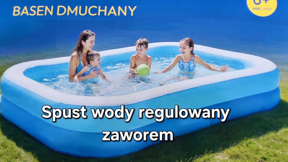 Basen rodzinny+ pompka do dmuchania / Darmowa wysyłka !