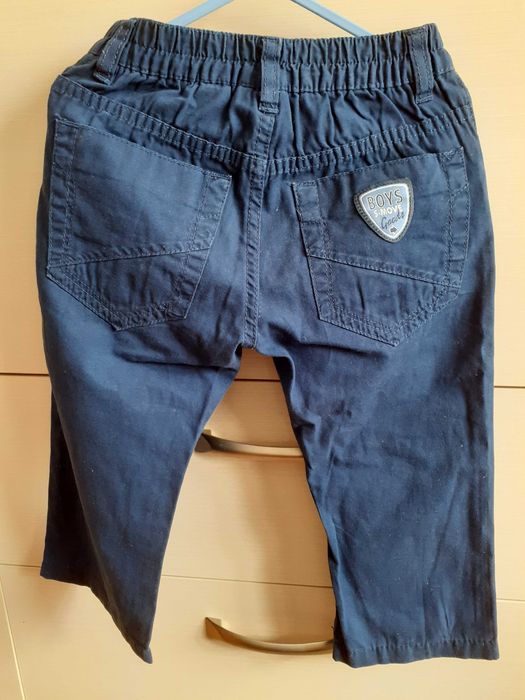 Spodnie eleganckie 104 granat