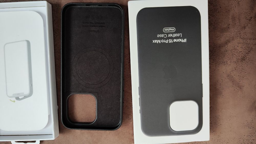 Etui na iPhone 15 pro max  skóra