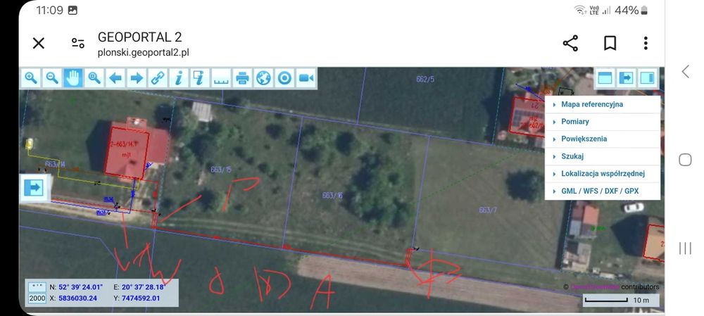 2 działki 1010 m² lub 2020 m² nowe miasto prąd  woda  ogrodzenie blaszak - Widok 3