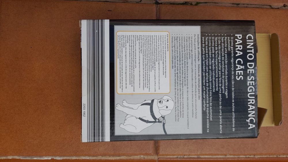 Cinto Segurança para cão