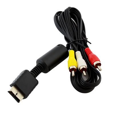 Kabel TV AV 3xRCA chinch do PS2 PS3 180cm