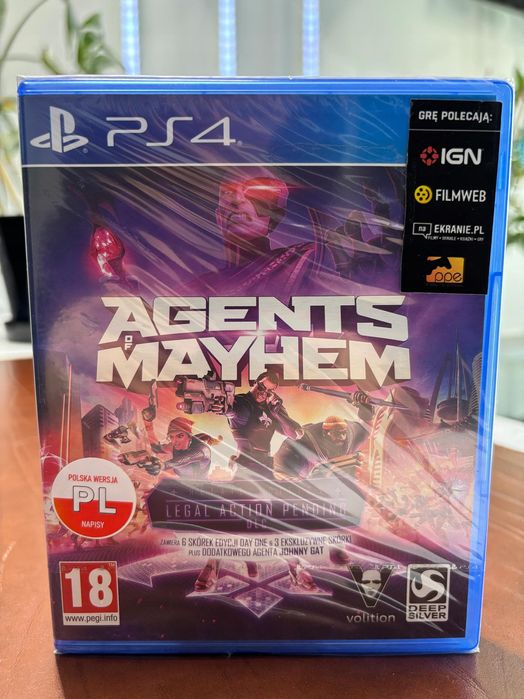 PS4 Agents Of Mayhem Retail Edition Po Polsku