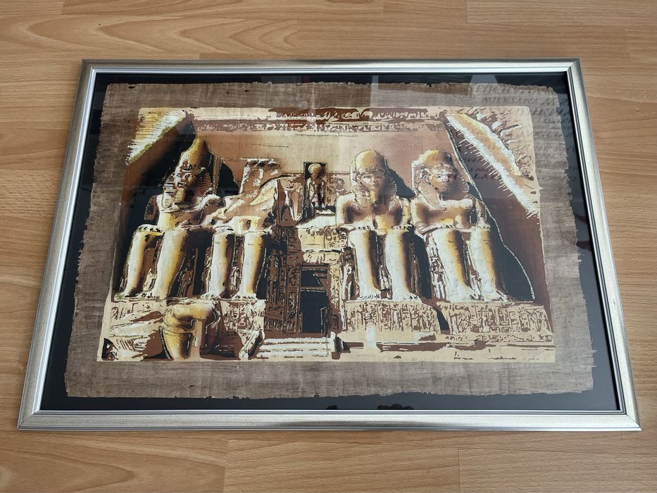 Obraz papirus prawdziwy Egipt