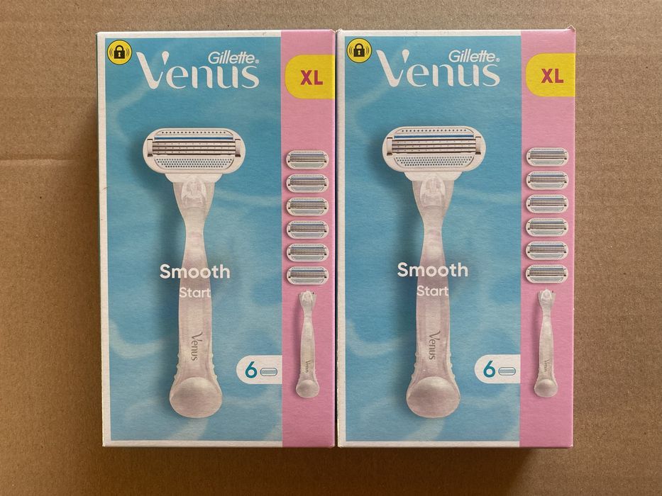 2x Maszynka do golenia +12x wkłady Gillette VENUS Smooth dla Kobiet