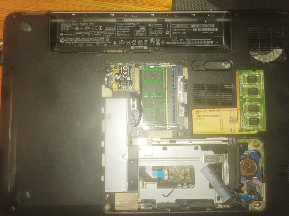 Ноутбук HP Pavilion dv6-3025ef на запчастини