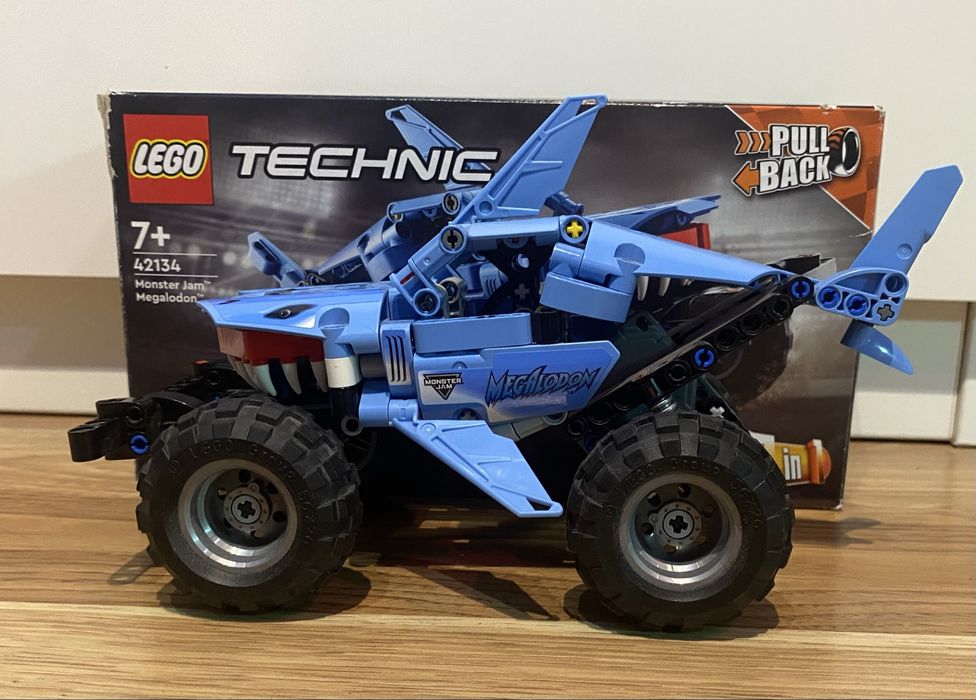 青トラック Lego technic monster jam Mysłowice • OLX.pl