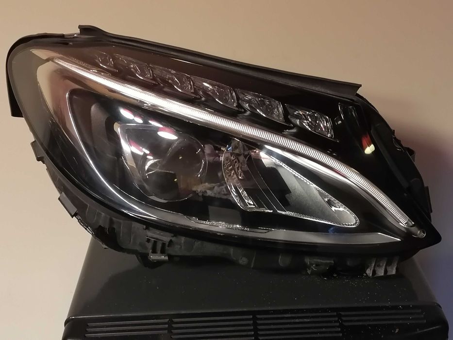Ótica Mercedes classe C w205 farol ótica óptica Led