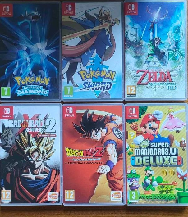 Jogos nintwndo Switch conjunto ou separado