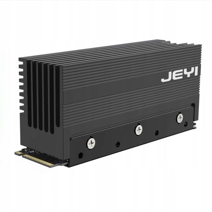 Radiator JEYI M.2 2280 SSD „Finscold IceGlacier” aluminium passive cooler radiator