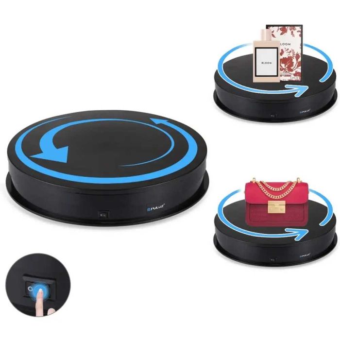 Предметний стіл поворотний 30см для фото-відеозйомки Puluz PU3049B