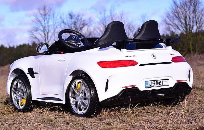 BAWIBUS.PL Auto samochód na akumulator MERCEDES GTR 4x4 dla 2 dzieci