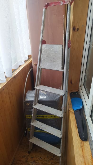 Лестница 3 метра металлическая и стремянка