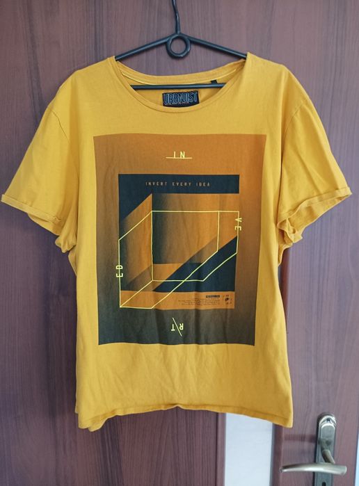 XXL C&A t-shirt koszulka z nadrukiem męska