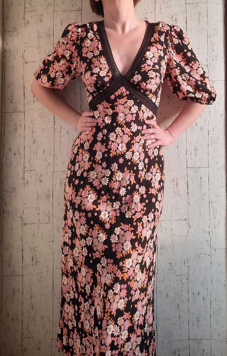 Максі сукня з мереживними вставками New Look