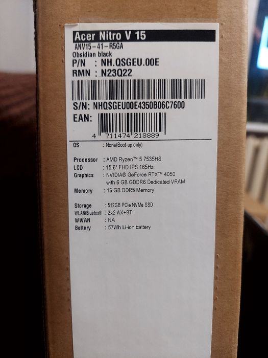 Acer Nitro V 15 ANV15-41