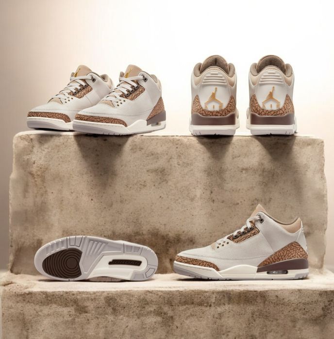 р36-45 Кросівки Air Jordan 3 Black White Off noir Clement