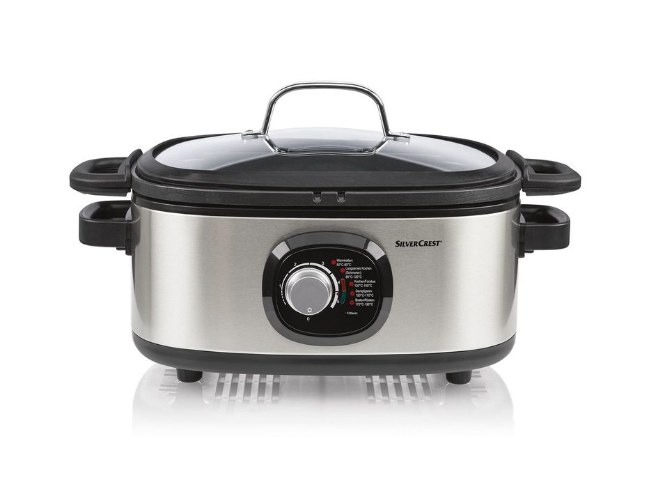 SILVERCREST Robô de cozinha 6 em 1, Panela Multifunções 1500W, NOVO