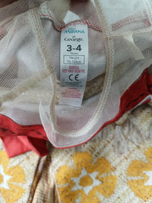 Карнавальна сукня George Moana disney, 98-104