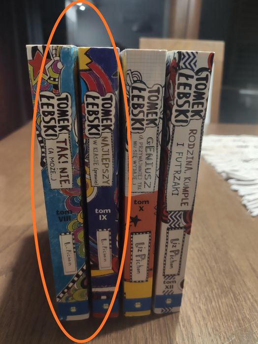 Książka, książki Tomek Łebski, tom VIII, IX