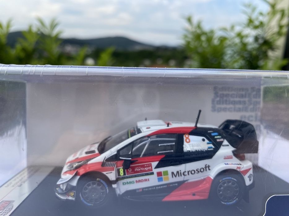Miniatura Toyota Yaris WRC - Tanak - vencedor rali portugal 2019