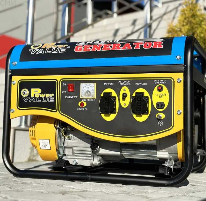 Генератор бензиновый бензогенератор медная обмотка ном мощ 3 ква